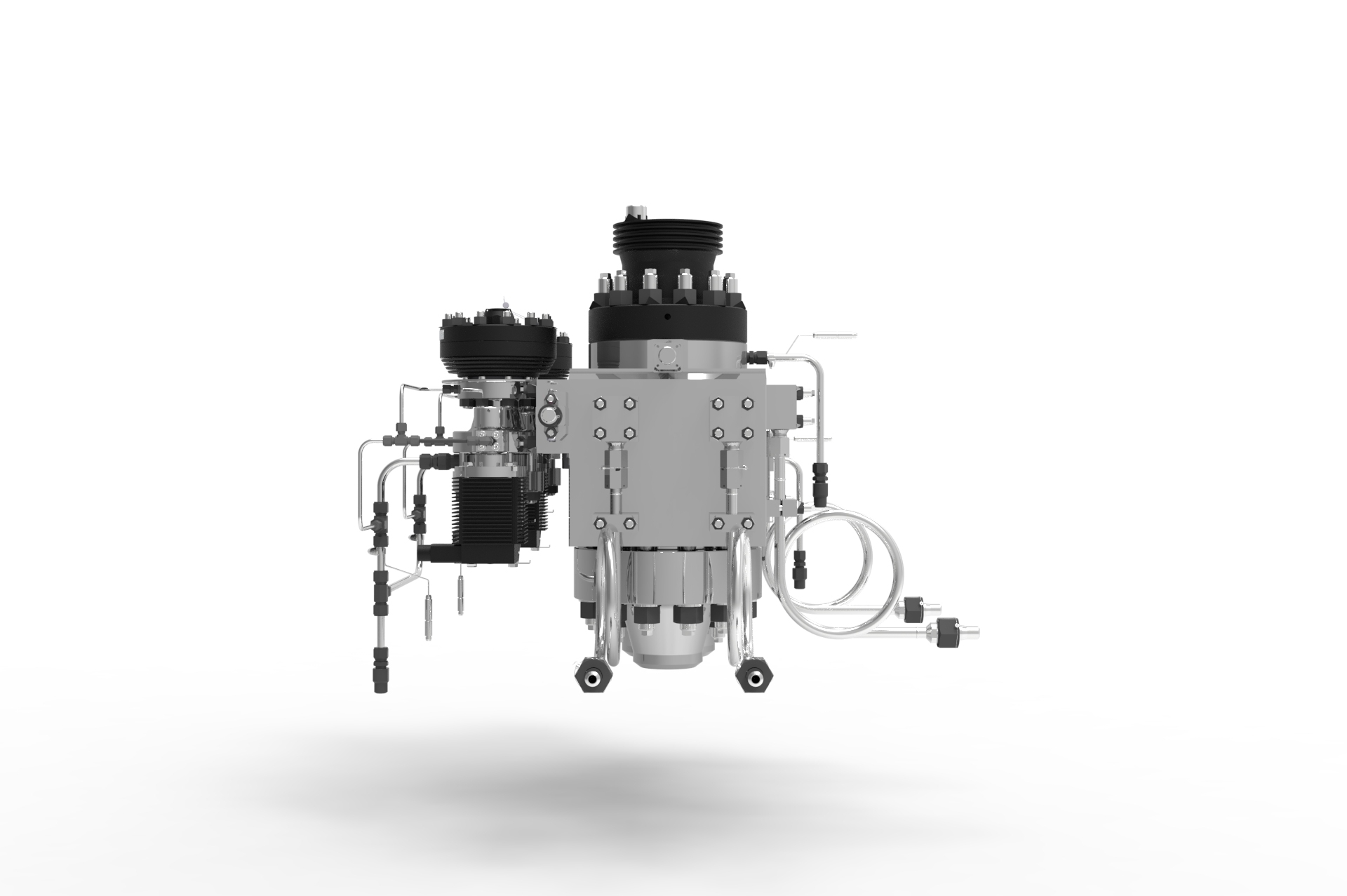 Right side view of a SEBIM CTSV 3000 Compact Tandem Safety Valves manufactured by Trillium Flow Technologies