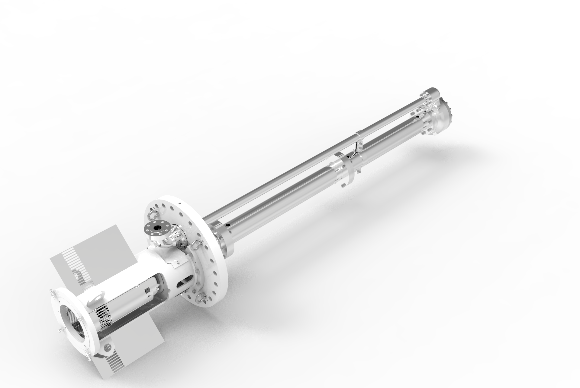 GABBIONETA PUMPS® VI VS4 TYPE API 610 CENTRIFUGAL PUMP angled view