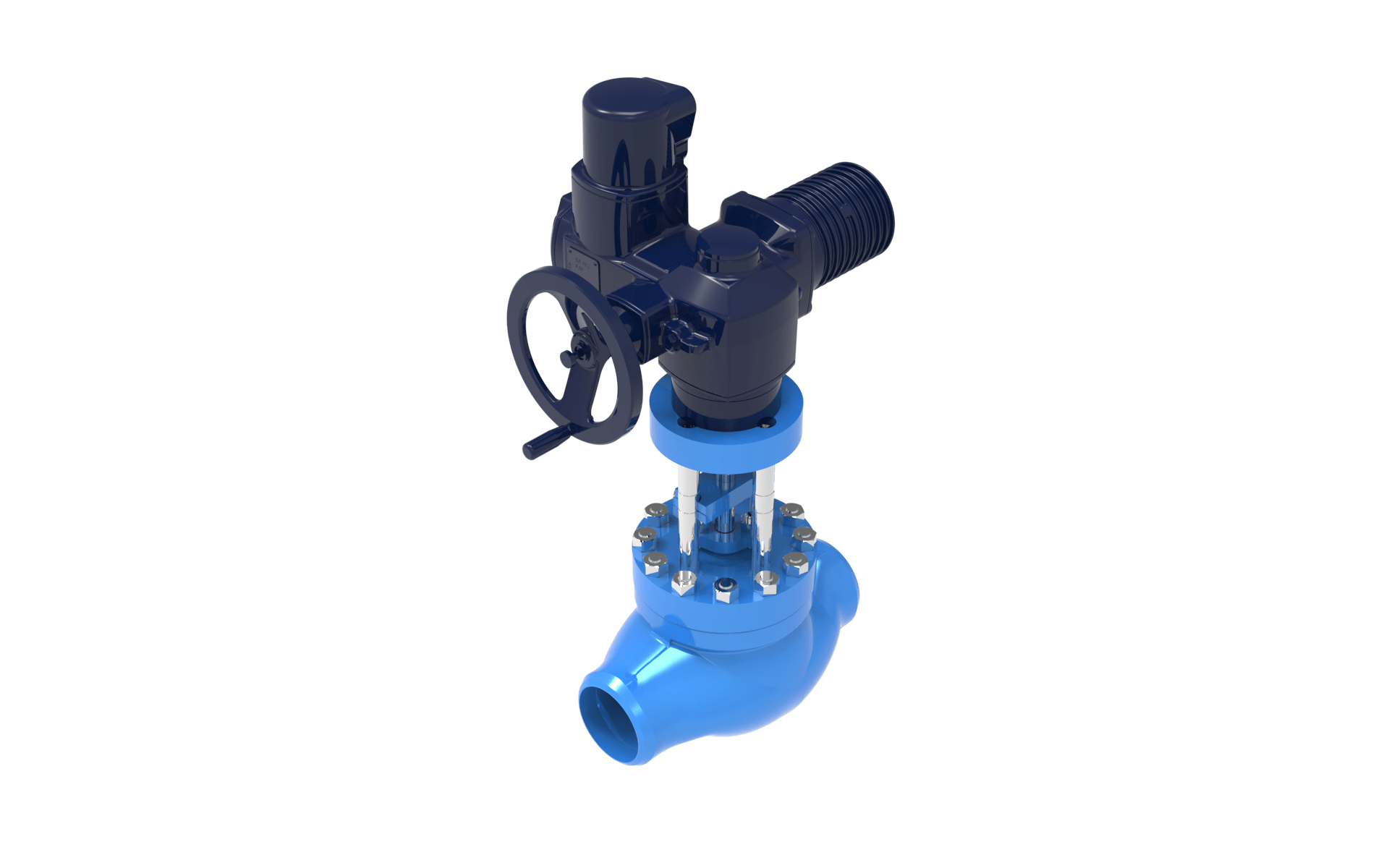 HOPKINSONS® GLOBE VALVES left angled view