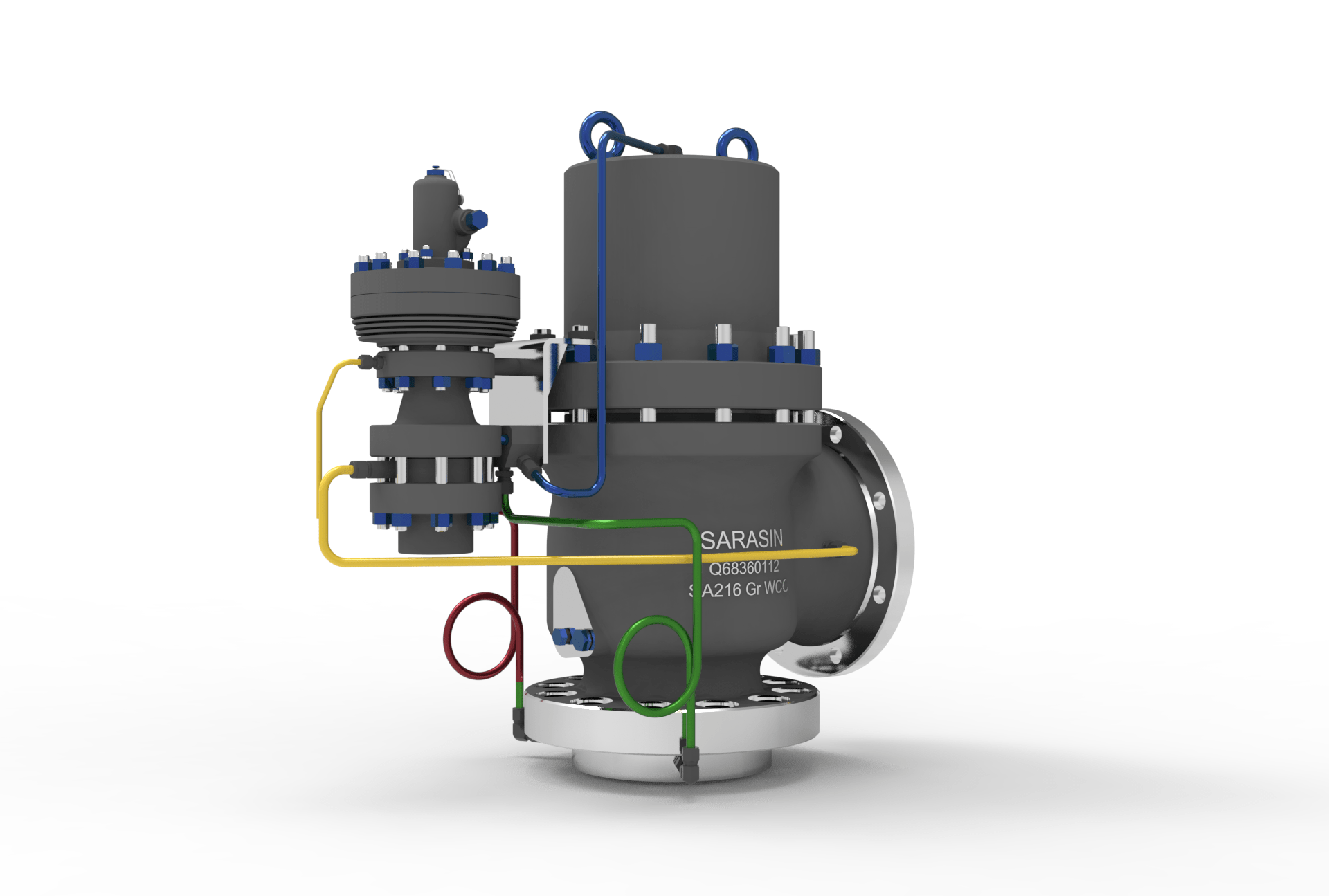 Sarasin 86 Series Pilot Operated Pressure Relief Valve 8