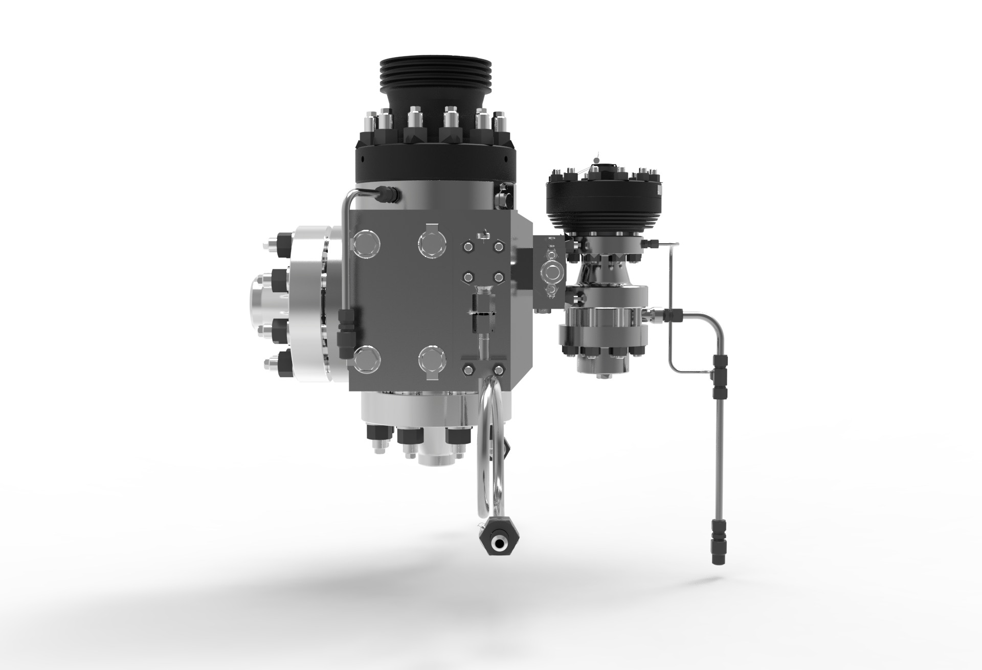 Left side view of a SEBIM CSSV 3000 Compact Single Safety Valve manufactured by Trillium Flow Technologies