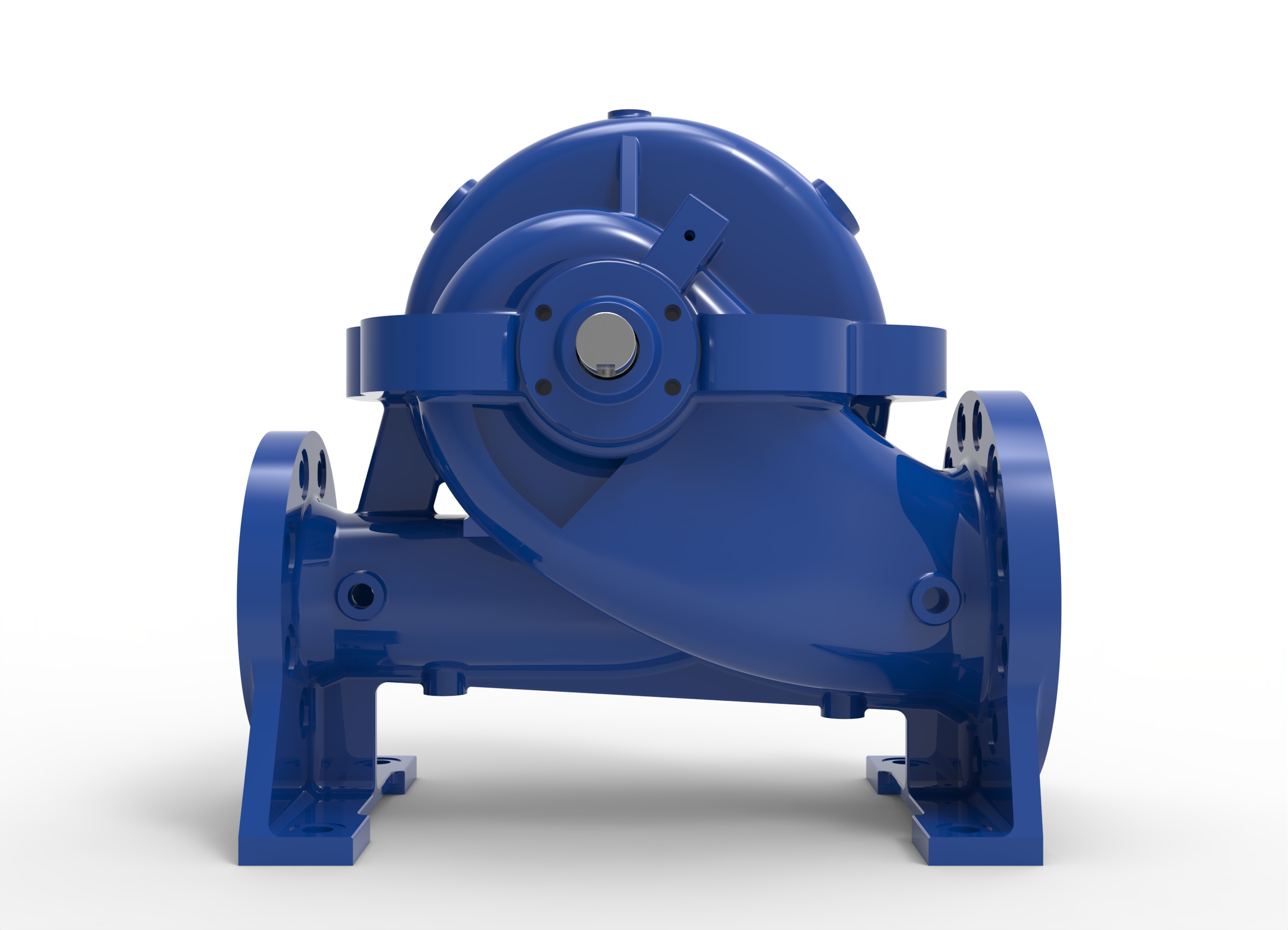 Backside view of a Termomeccanica Pompe HSS Patented Centrifugal Pump manufactured by Trillium Flow Technologies