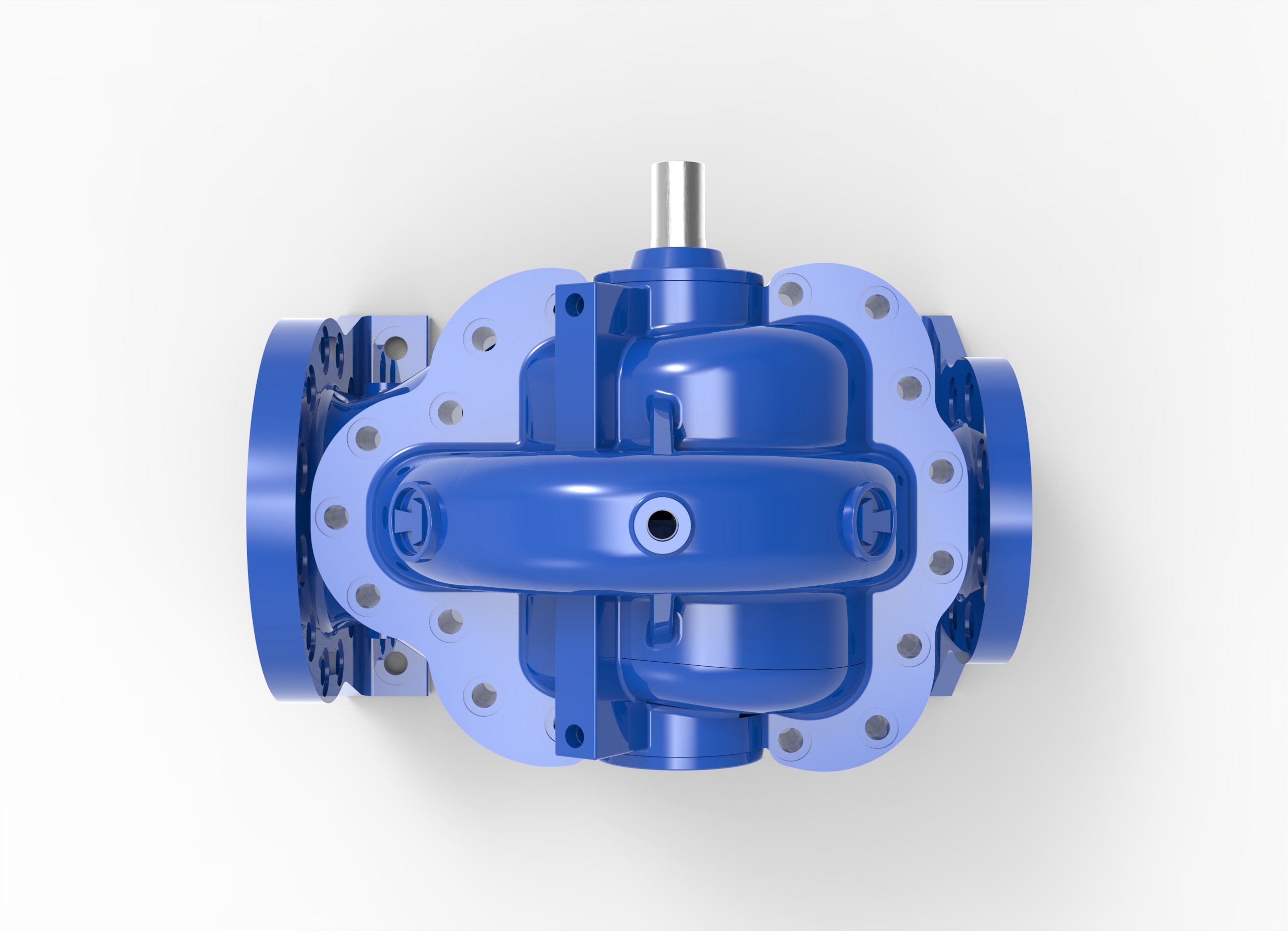 Top view of a Termomeccanica Pompe HSS Patented Centrifugal Pump manufactured by Trillium Flow Technologies